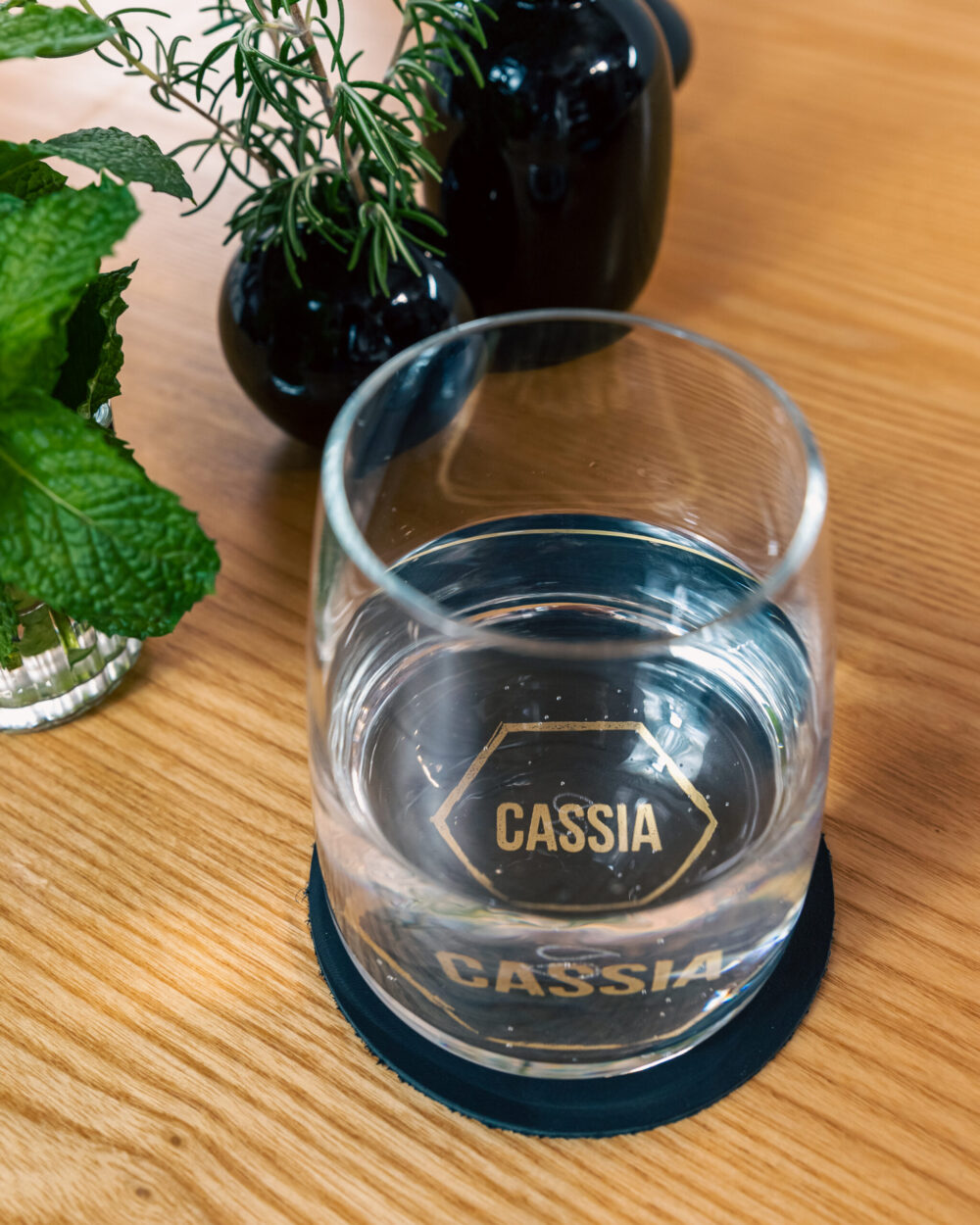 custom water glasses